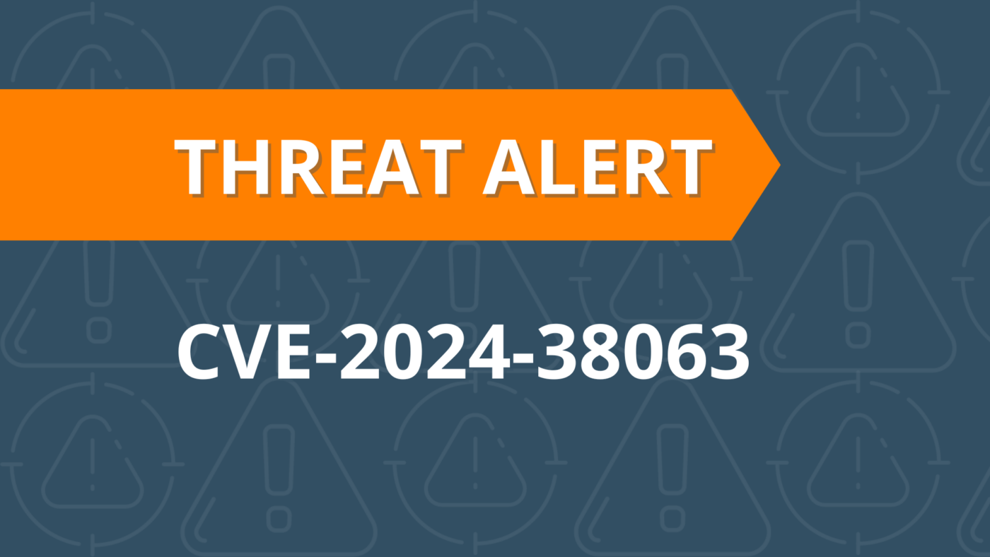 Windows Critical Vulnerability CVE202438063